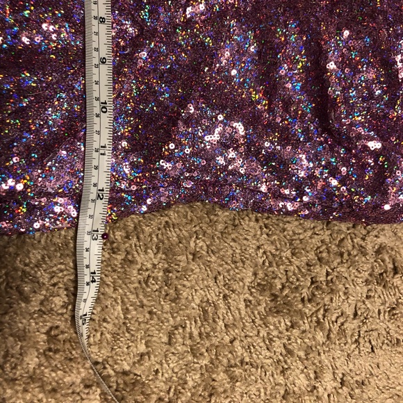 Fabiana size 6 Long sequin Prom Dress with Slit - Picture 4 of 8